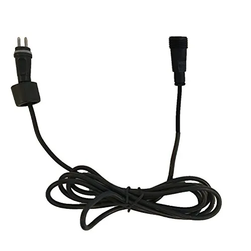 Köhko Niedervolt/12V Verlängerungskabel (IP44) mit 2-poligen Stecksystem für Außenbereich - geeignet für Sringbrunnen Pumpe LED-Beleuchtung Lichterkette 5 Meter 29011-5