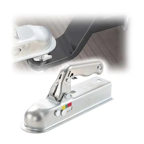 tintoke Anhänger Kugelkupplung, Zugkugelkupplung für ungebremste, Zugkugelkupplungen Rund, Anhängerkupplung Kupplung Anhänger, passend für 50MM Vierkantrohr, Anhängerkugel, Tragkraft 800kg