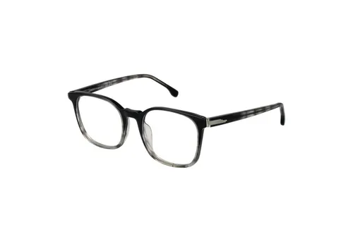 Lozza Brillengestell VL4140 510W40 - Unisex Brillengestell in Schwarz, aus hochwertigem Zellulose-Acetat, stilvolles Quadrat-Design für modernen Look und optimalen Tragekomfort.