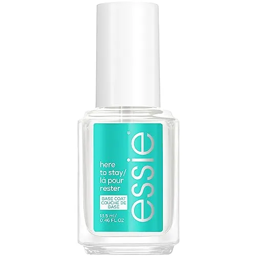 Essie Base Coat here to stay, Farbfixierung des Lacks und Schutz der Nägel vor Verfärbung, 13,5 ml