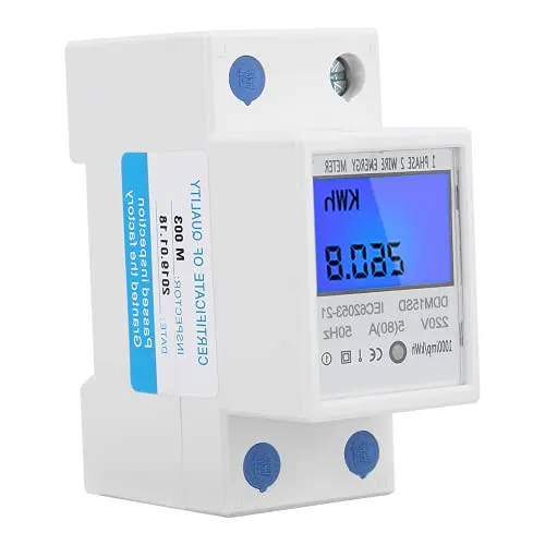 Elektronische Energiezähler KWh Meter 5-80A DDM15SD LCD Digitalanzeige Einphasig KWh Meter