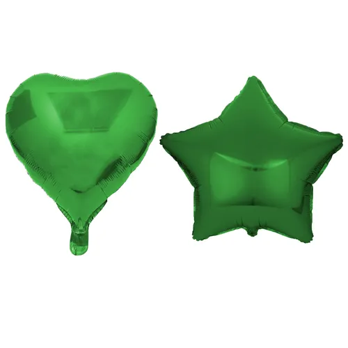 Folienballon Herz, Stern 45 cm Helium Luftballon Deko Ballon Geburtstag Party