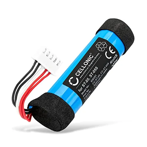 CELLONIC, Lautsprecherakku kompatibel mit Sony SRS-XB21 (3000mAh, 3.78V) Ersatzakku ST-05, ST-05S
