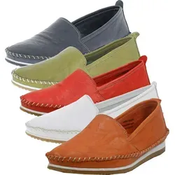 Andrea Conti Damen Leder Slipper 1889601 von Andrea Conti