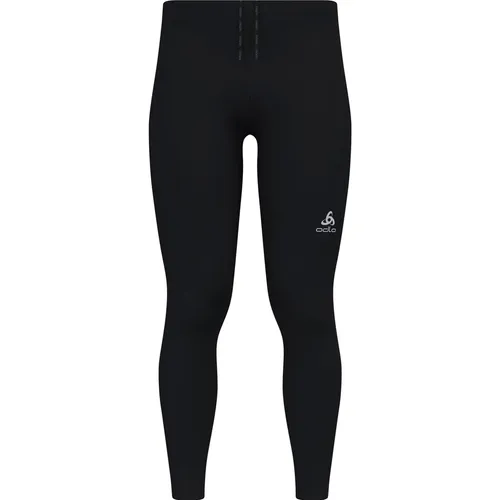 Odlo Essential Warm ECO Herren Laufleggings - Schwarz - S - Laufbekleidung für Herren, idealer Schutz bei kaltem Wetter und umweltfreundlich durch recycelte Materialien.