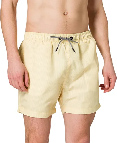 Superdry Herren Wassershorts Badeshorts Boardshorts Kurzehose, Hell Gelb, S