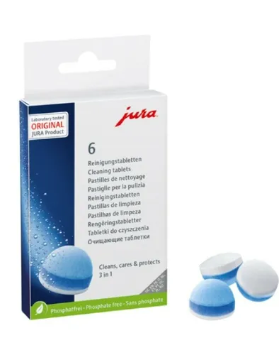 ORIGINAL JURA Reinigungstabletten 24225   3 Phasen (62715 alt)