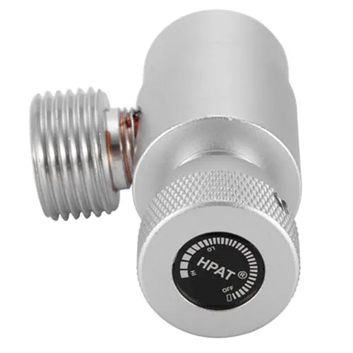 Jeffergarden CO2 Zylinder-Adapter, Nachfüllung, CO2, Aquarium, Regler, CO2-Anschluss-Set, CO2-Tankzylinder (Silberadapter ohne Meter)