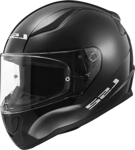 LS2, Integraler Motorradhelm RAPID SOLID Gloss Black, XXL