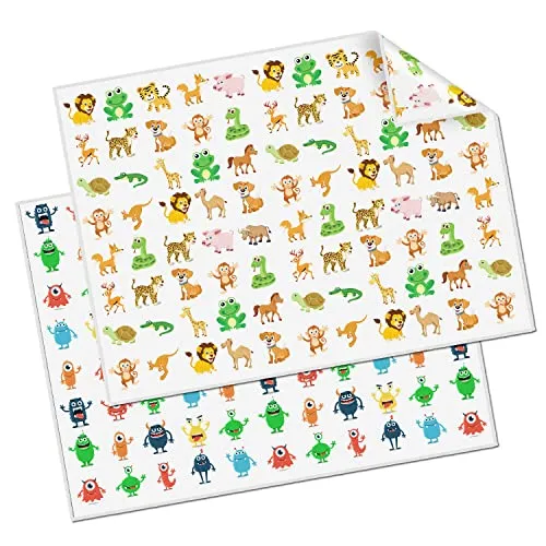 Brillenputztücher mit Motivdruck in verschiedenen Kombinationen (Kids, 2er Pack 30 x 40 cm)