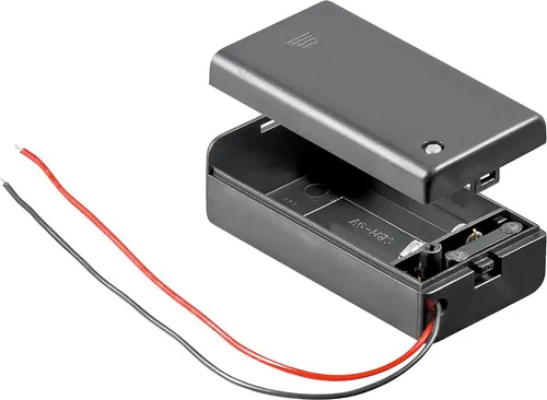 AccuCell Batteriehalter 9Volt mit Schalter von Goobay