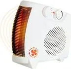 Elektroheizung 2000W weiß mobiles Heizgerät Thermoventilator Heizlüfter Elektroheizkörper mobiler Konvektor Lüfter