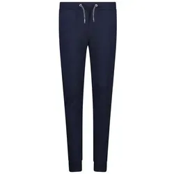 CMP KID G Long Pant black blue (N950) 98 - Lange Laufhosen für Kinder aus weichem Stretch-Flauschgewebe mit Tunnelzug für optimalen Komfort, ideal für aktive Freizeitgestaltung.