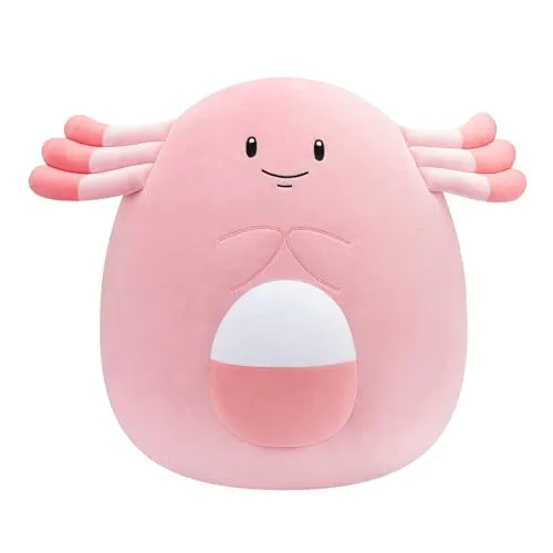 Pokémon Squishmallows Plüschfigur Chaneira 35 cm - Actionfiguren: Kuschelige Pokémon-Plüschfigur mit superweicher Textur, perfekt als Freund, Sammelobjekt oder Reisebegleiter.