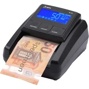 Olympia NC 375 Geldprüfgerät - Card-Reader mit IR, MG, UV Sensoren für schnelle und präzise Falschgelderkennung, ideal für hohe Prüfgeschwindigkeit von bis zu 60 Noten pro Minute.