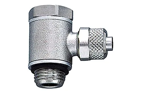 RIEGLER 110570-13.614-10 Winkel-Schwenkverschraubung, O-Ring, G 1/4 a., für Schlauch 10/8, 1Stk