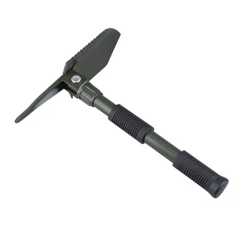 AceCamp Schaufel Klappspaten mit Spitzhacke und Sägekante, faltbar, (Einzelartikel, 1 St), faltbar, Spitzhacke, Sägekante