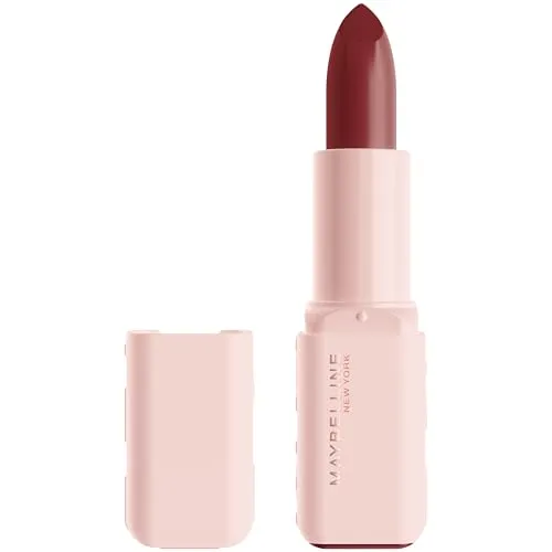 Maybelline New York Serum Lippenstift Satin, Pflegender Lippenstift für 8H Feuchtigkeit mit Hyaluronsäure & Ölen, Strahlende Farbe & Satin-Finish, Nr. 105 Speed Walk, 4,5g