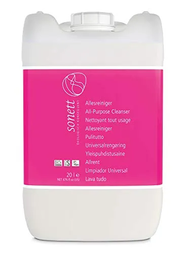 Sonett Allesreiniger 20 Liter - Universeller Reinigungshelfer - Reinigungsmittel für alle Oberflächen, biologisch abbaubar und mit natürlichen Inhaltsstoffen für eine umweltfreundliche Reinigung.
