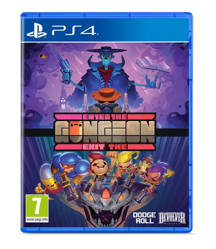 Enter/Exit The Gungeon - PS4 - Spannendes Shoot 'em up für actionreiche Stunden - Kategorien: Games - Erlebe herausfordernde Kämpfe und ein einzigartiges Leveldesign in diesem fesselnden Spiel.