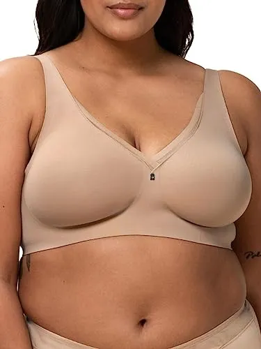 Triumph Damen True Shape Sensation N01 Minimizer Bra, SMOOTH SKIN - Funktionsunterwäsche mit atmungsaktiven, weich gefütterten Cups für eine natürliche Brustform und nahezu nahtlosen Tragekomfort.