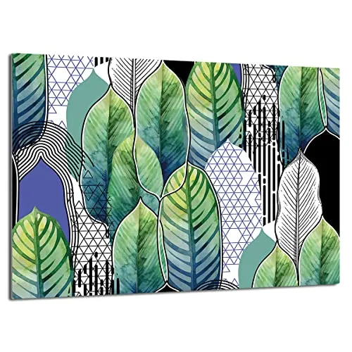 TMK ArtDeko Glasschneidebrett für die Küche 40x30cm – Robust, Hygienisch & Rutschfest – Schneidebrett Glas aus gehärtetem Material – Zusätzliche Arbeitsfläche – Vielseitige Nutzung