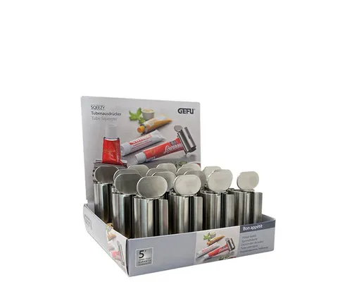 GEFU Tubenquetscher SQEEZY – 16 Stück im Display