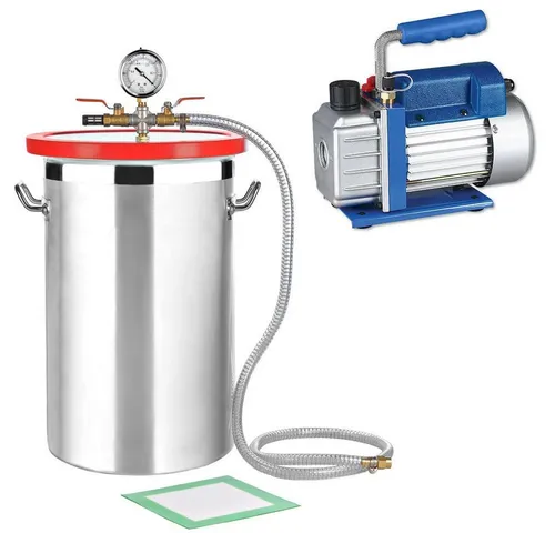 Mucola Vakuumierer SET 27,7L mit 70 l/min Vakuumpumpe