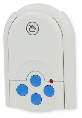 Rademacher 4385-4T RolloPort 4-Kanal-Handsender - Handsender für Garagentore, bequemes Öffnen per Funk auf Knopfdruck ohne Aussteigen aus dem Auto - ideal für mehr Komfort und Sicherheit.