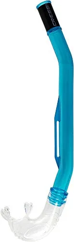 Cressi Island Snorkel Clear/Aquamarine/Black