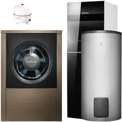 Buderus Luft Wasser Wärmepumpe WLW196i-4 AR-13 TP120 SH290