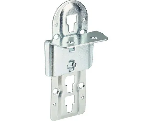 Lattenrostauflage für Bett, höhenverstellbar, 2 Stück in silber von Hettich