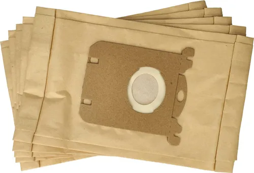 vhbw 5x Staubbeutel kompatibel mit AEG Ultra Silencer AUS, Z5915C, ZO6352, USGREEN Staubsauger - 16,5cm x 26cm Sandfarben