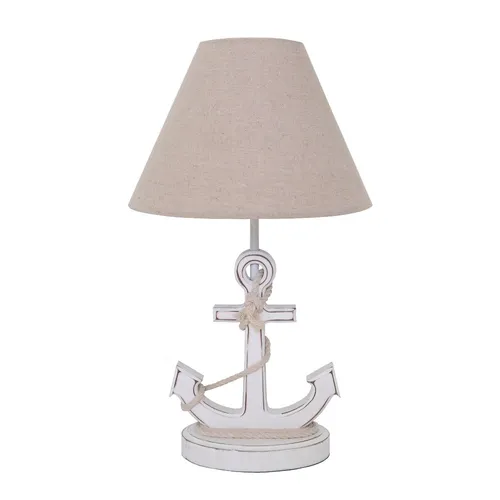 Tischlampe WHITE ANCHOR – Maritime Eleganz für Ihr Zuhause in weiß von Grafelstein