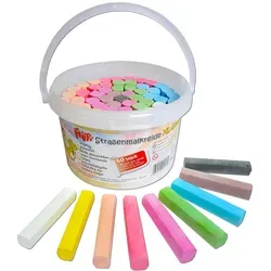 Flippi® Straßenmalkreide, 60 Stück in 9 Farben