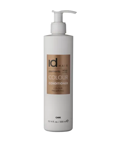 ID-Hair ElementsColor Conditioner 300 ml - Hochwertiger Color Conditioner für kämmbares, geschmeidiges Haar mit UV-Schutz und Farbbrillanz. Enthält natürliche Inhaltsstoffe wie Arganöl und Vitamin E, frei von Sulfaten und Parabenen.