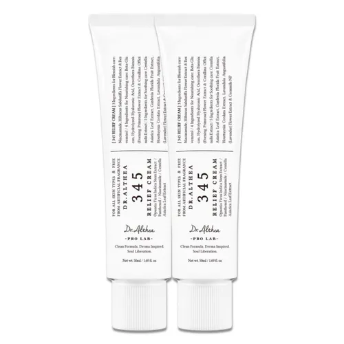 Dr. Althea 345 Relief Cream 50ml - Anti-Aging-Creme mit Niacinamid und Panthenol, ideal zur Beruhigung und Regeneration aller Hauttypen, auch empfindlicher Haut. Sichtbare Ergebnisse gegen Trockenheit und Rötungen!