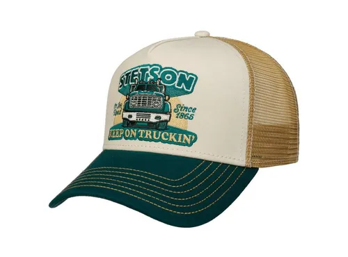 Stetson Keep On Trucking Trucker Cap Meshcap Herren Frühling Sommer dunkelgrün One Size
