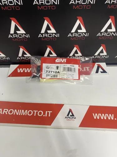 Kautschuken Givi z2710a Typ Hoch für Platte 4pz Schwarz