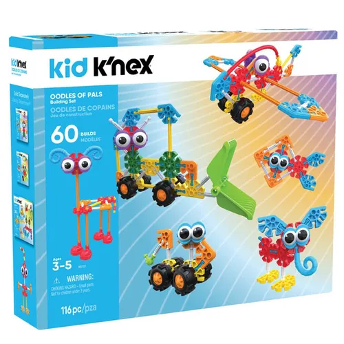 Kids Knex Oodles Bausatz - Junior Konstruktionsspielzeug Baut 60 Modelle