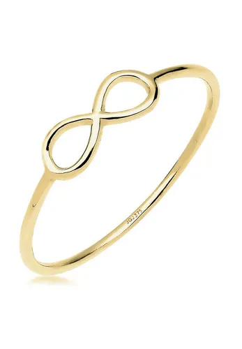 Elli Premium Fingerring Infinity Symbol 375 Gelbgold von Elli