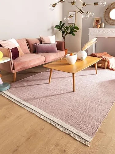 benuta Pop Wollteppich Pink 80x120 cm von benuta