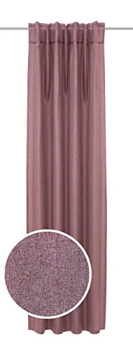 Albani Deko-Schal DimOut Jolie in Rosa 245x135 cm - Blickdichter Deko-Schal in Rosa, ideal für einen ruhigen Schlaf. Schallschluckend und wärmeisolierend, schützt er vor unerwünschten Einblicken. Einfache Montage über verdeckte Schlaufen für unkomplizierte Handhabung.
