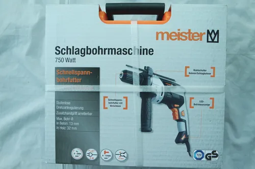Meister Schlagbohrmaschine 750 Watt MSB750-1 Bohrmaschine