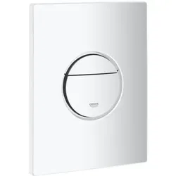 GROHE Even Abdeckplatte alpin weiss 38965SH0 - WC-Teile & -Aufsätze, elegante Abdeckplatte in alpin weiß mit Doppelspülung für modernes Badezimmerdesign.