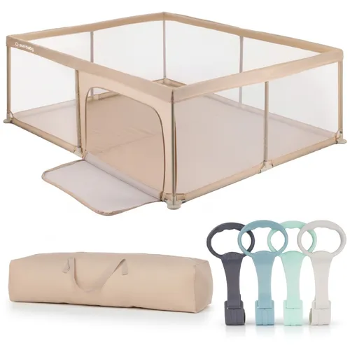 Lauf- & Spielgitter Beige von Sun Baby