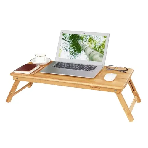 SONGMICS Notebook-Betttablett LLD004 braun von SONGMICS