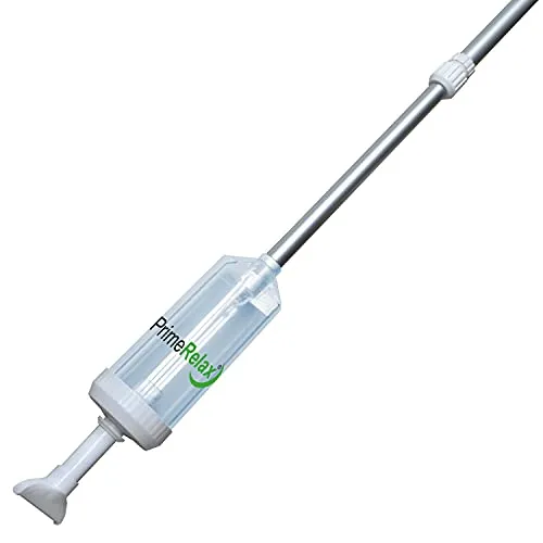 PrimeRelax Whirlpool Vakuumsauger mit Teleskopstiel - Effizienter Whirlpoolreiniger für mühelose Entfernung von Schmutz und Sand, ganz ohne Strom – für sauberes Wasser und geringere Pflegekosten.