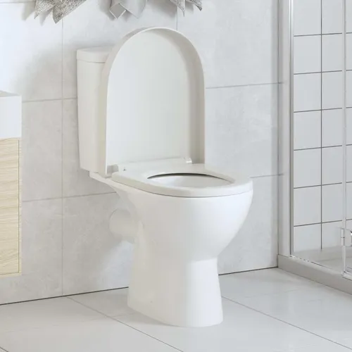 vidaXL WC Sitz mit Absenkautomatik - Klobrille mit Soft-Close-Funktion, ideal für gewerbliche Nutzung und einfache Reinigung