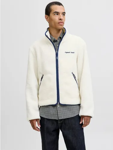 Jack & Jones Norre Fleecejacke - Funktionsjacke aus hochwertigem Teddyfleece, perfekt für kalte Tage mit hohem Tragekomfort und modernem Design.